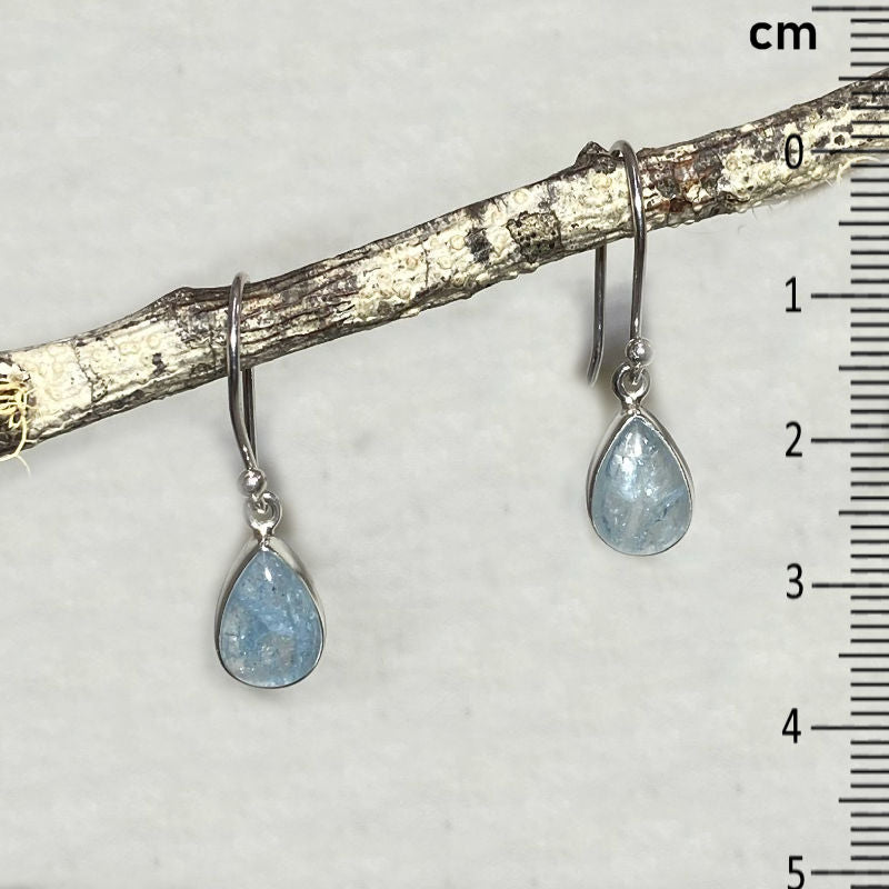 Teardrop Aquamarine Earrings