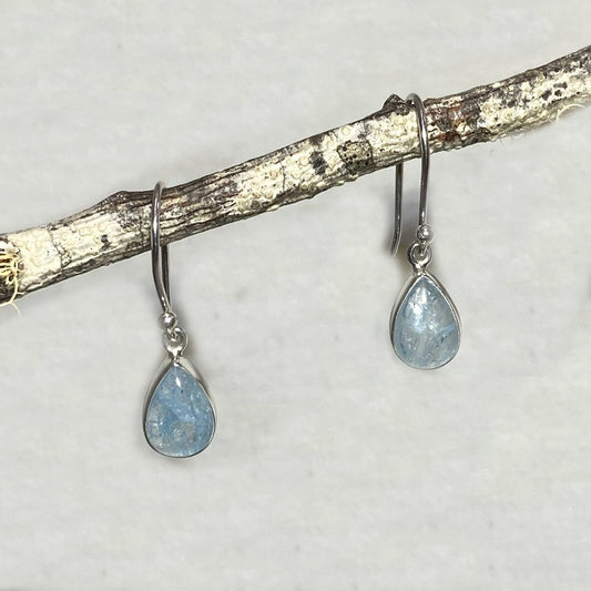Teardrop Aquamarine Earrings