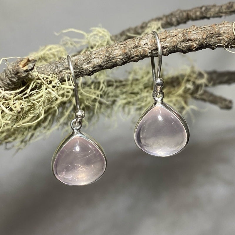 Rose Quartz Earrings