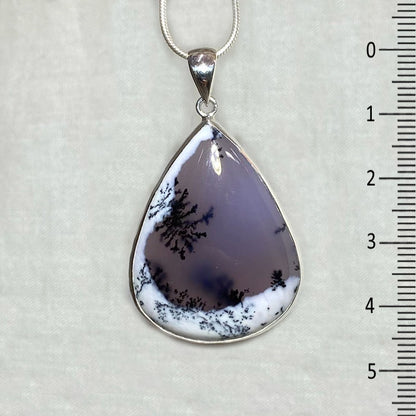 Teardrop Dendritic Agate Pendant