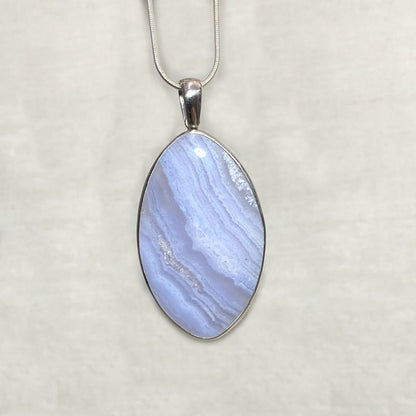 Marquese Blue Lace Agate Pendant