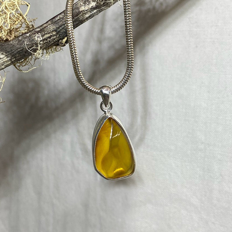 Mexican Amber Pendant