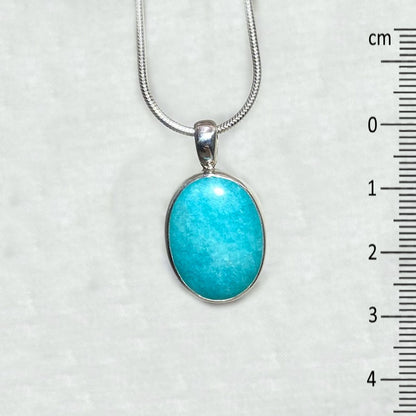 Oval Amazonite Pendant
