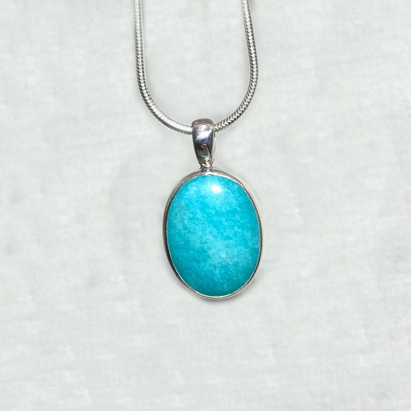 Oval Amazonite Pendant