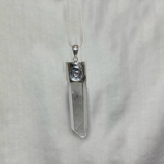 Natural Clear Quartz Pendant
