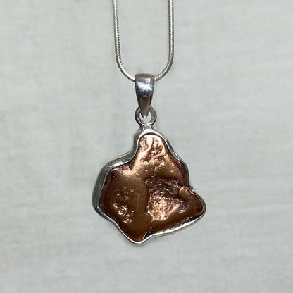 Freeform Copper Nugget Pendant
