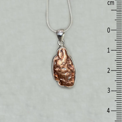 Freeform Copper Nugget Pendant