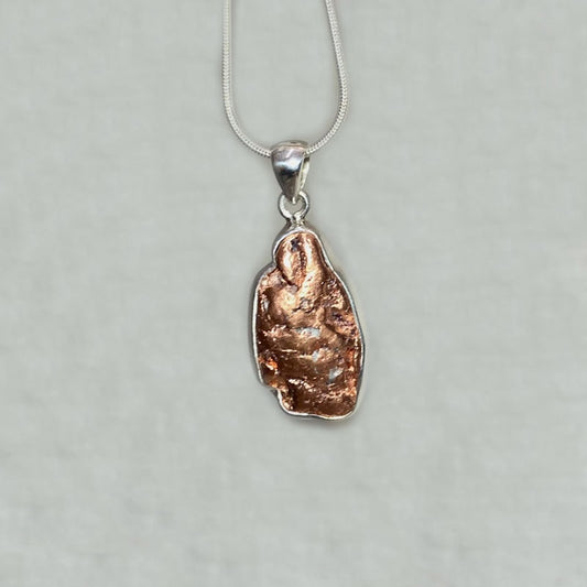 Freeform Copper Nugget Pendant
