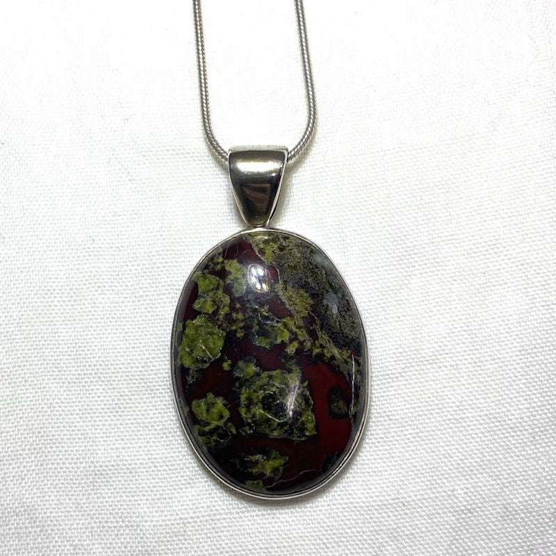 Oval Dragons Blood Pendant