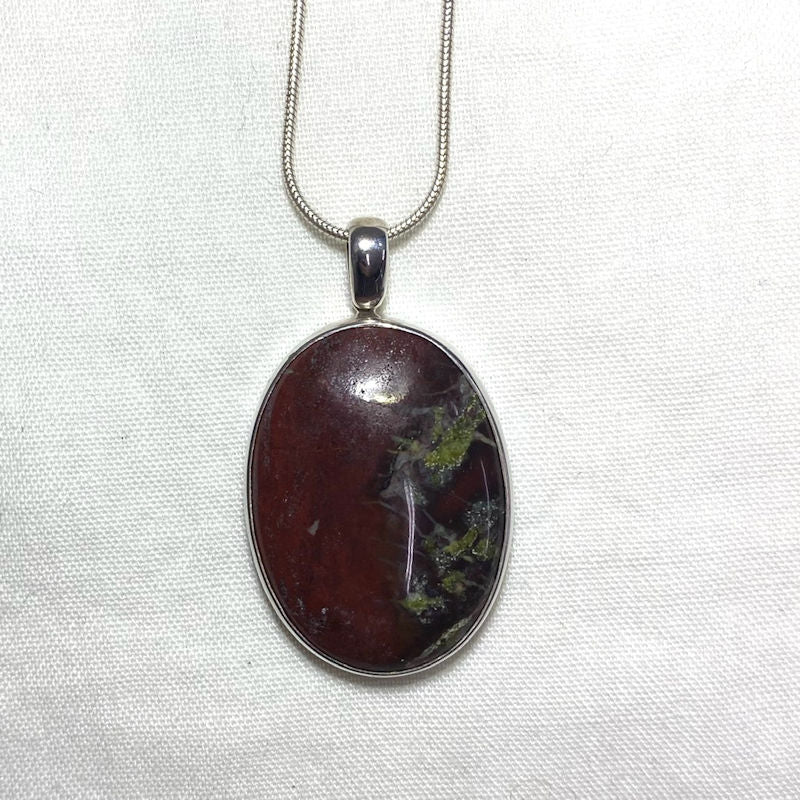 Oval Dragons Blood Pendant