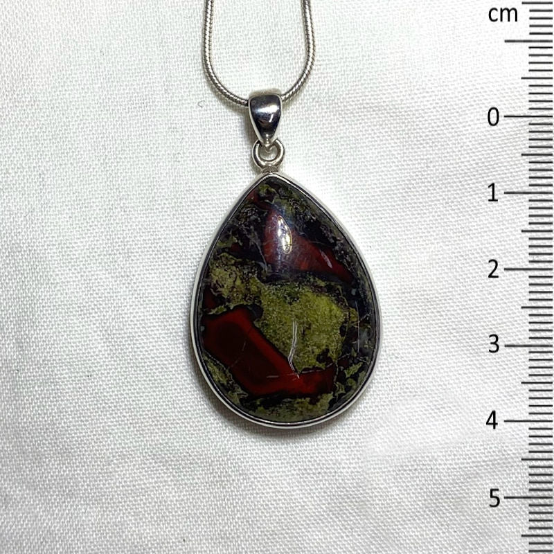 Teardrop Dragons Blood Pendant