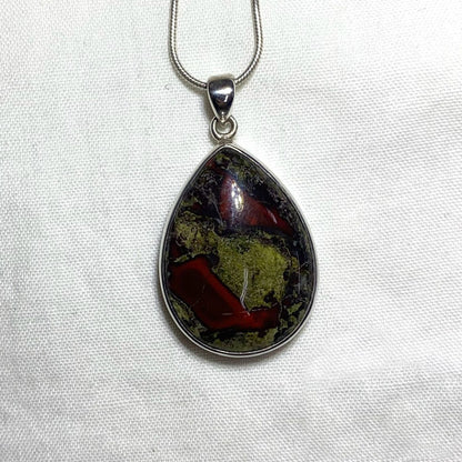 Teardrop Dragons Blood Pendant