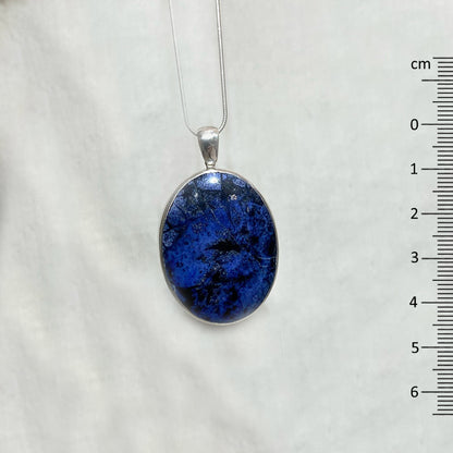 Oval Dumortierite Pendant