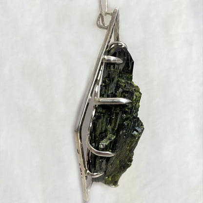 Natural Epidote Pendant