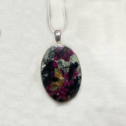 Oval Eudialyte Pendant