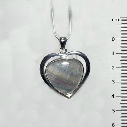 Rainbow Fluorite Pendant