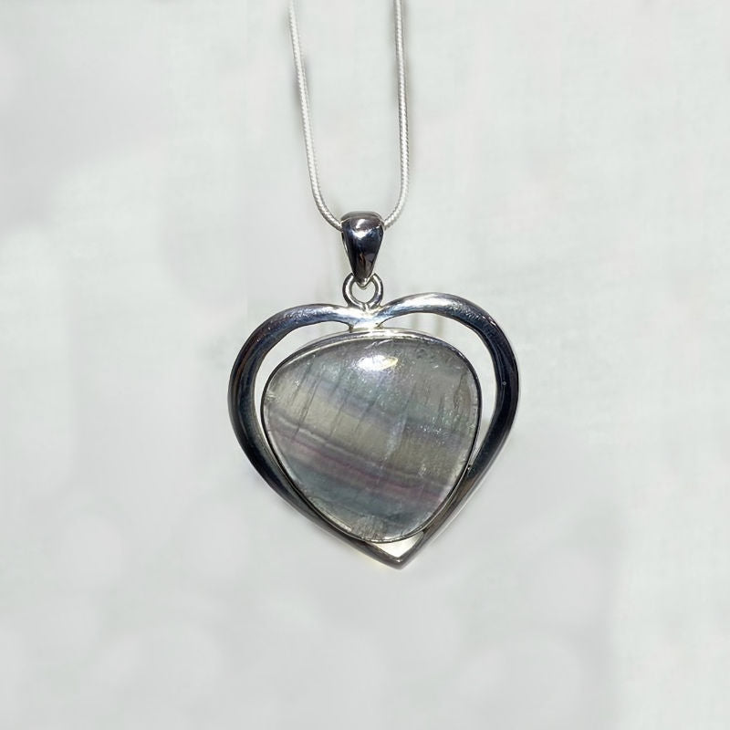 Rainbow Fluorite Pendant