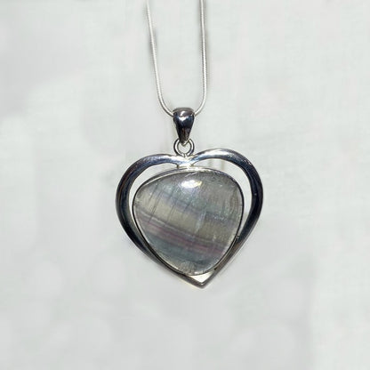 Rainbow Fluorite Pendant