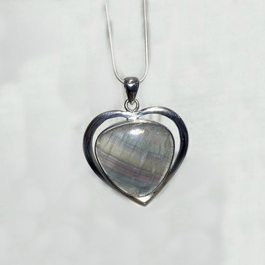 Rainbow Fluorite Pendant