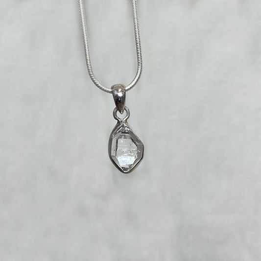 Freeform Herkimer Diamond Pendant