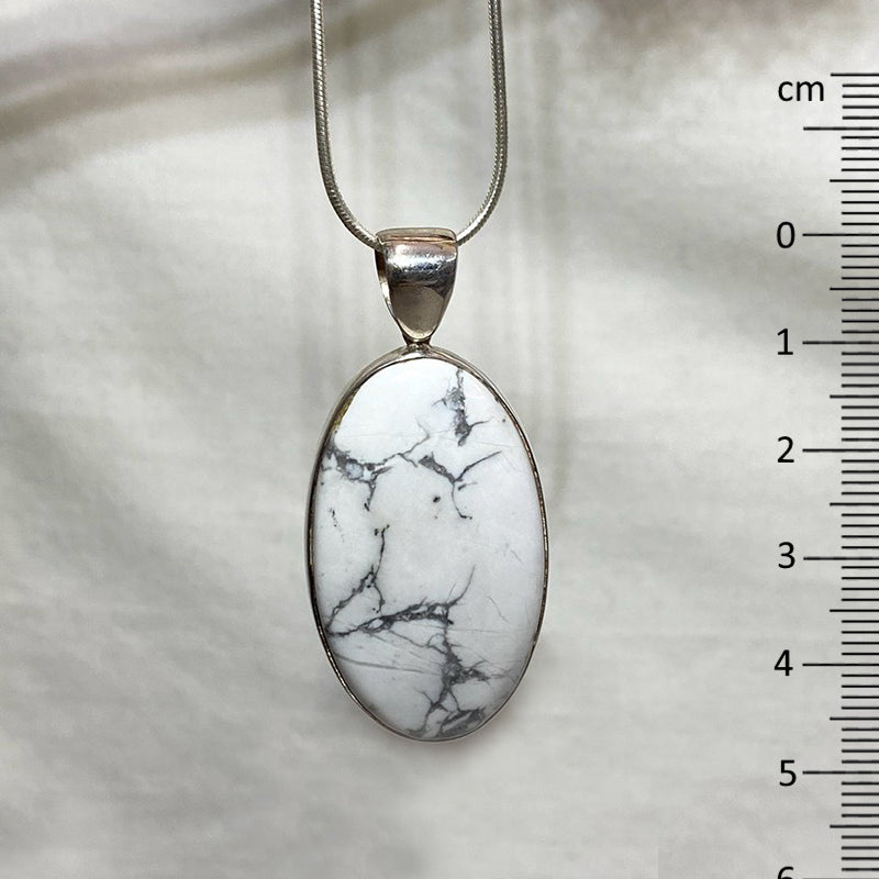 Oval Howlite Pendant