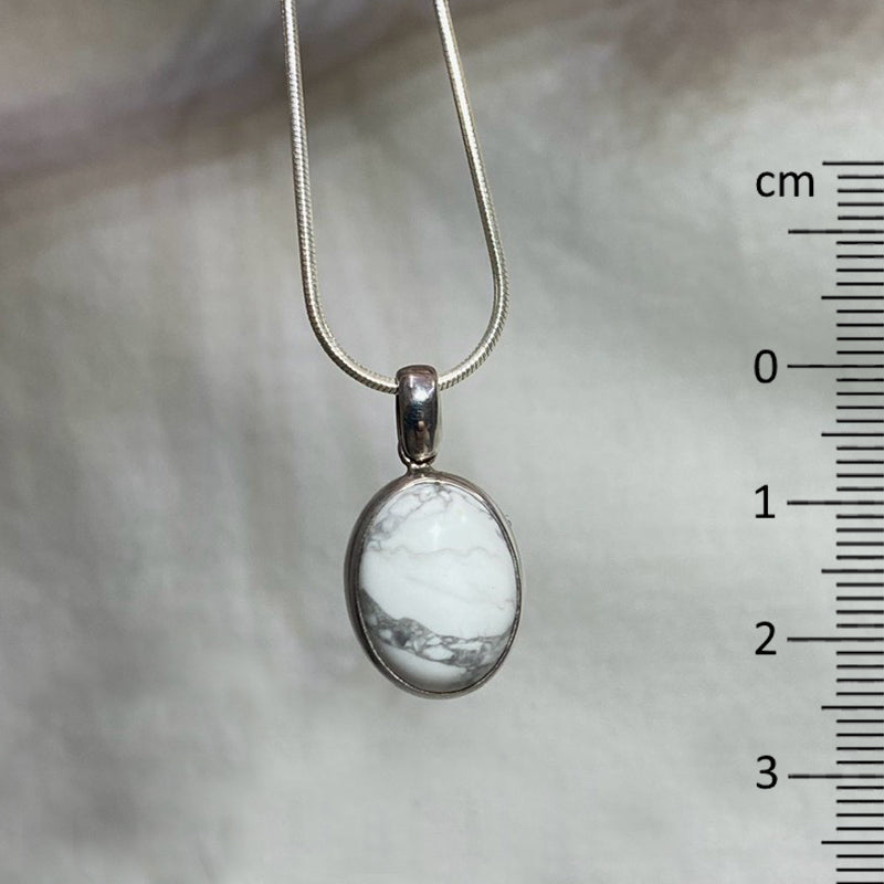 Oval Howlite Pendant