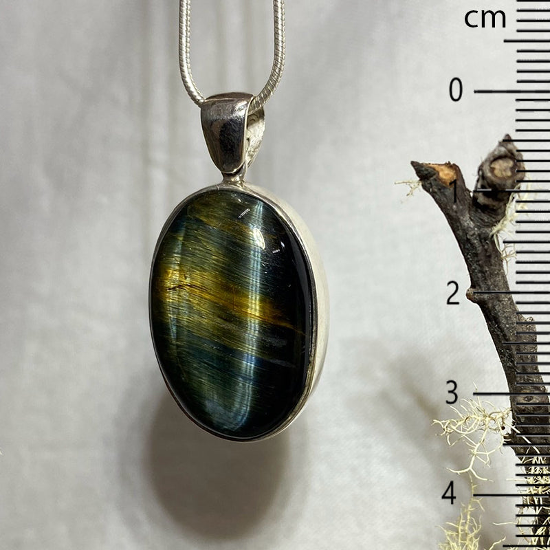 Oval Hawkeye Pendant