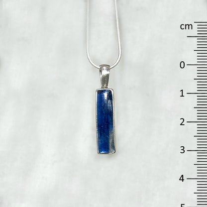 Rectangle Blue Kyanite Pendant