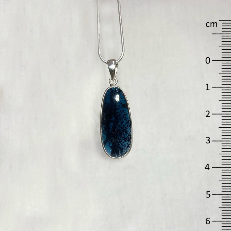 Oval Ocean Kyanite Pendant