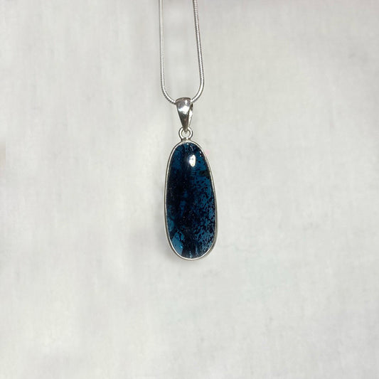 Oval Ocean Kyanite Pendant