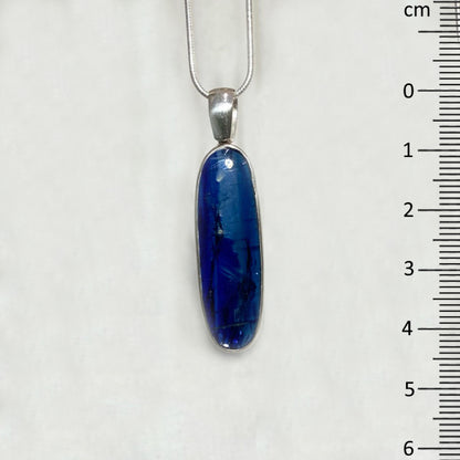 Oval Blue Kyanite Pendant