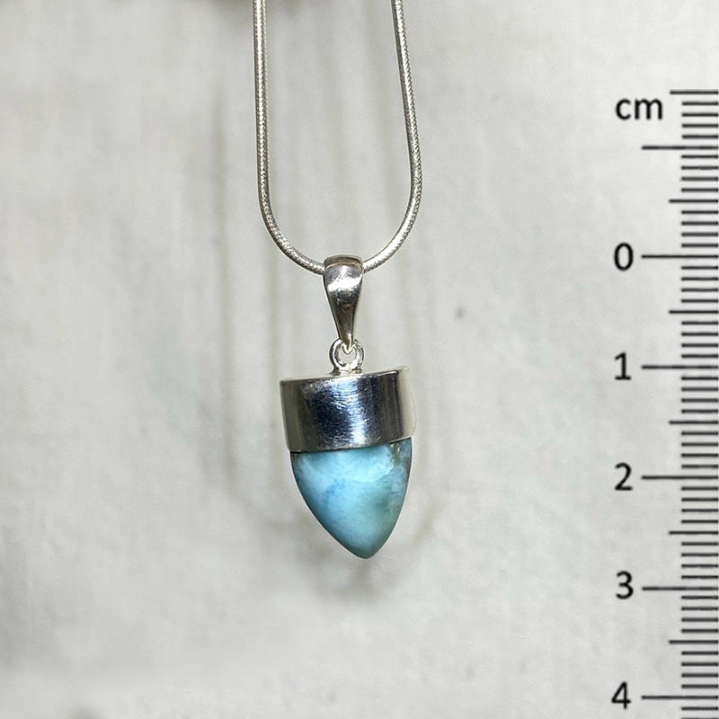 Freeform Larimar Pendant