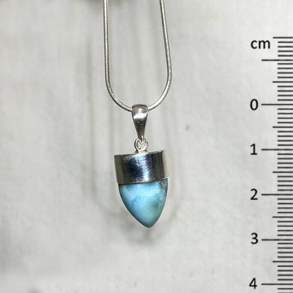 Freeform Larimar Pendant