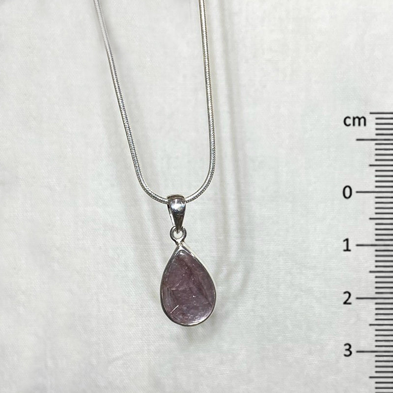 Teardrop Lepidolite Pendant