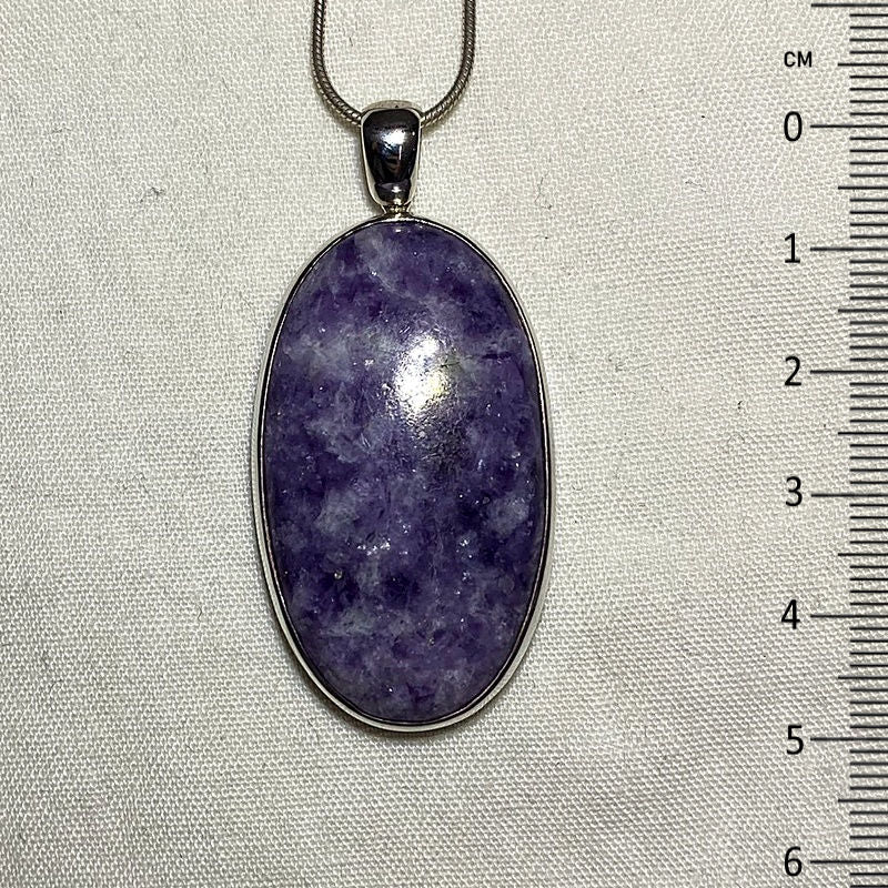 Oval Lepidolite Pendant