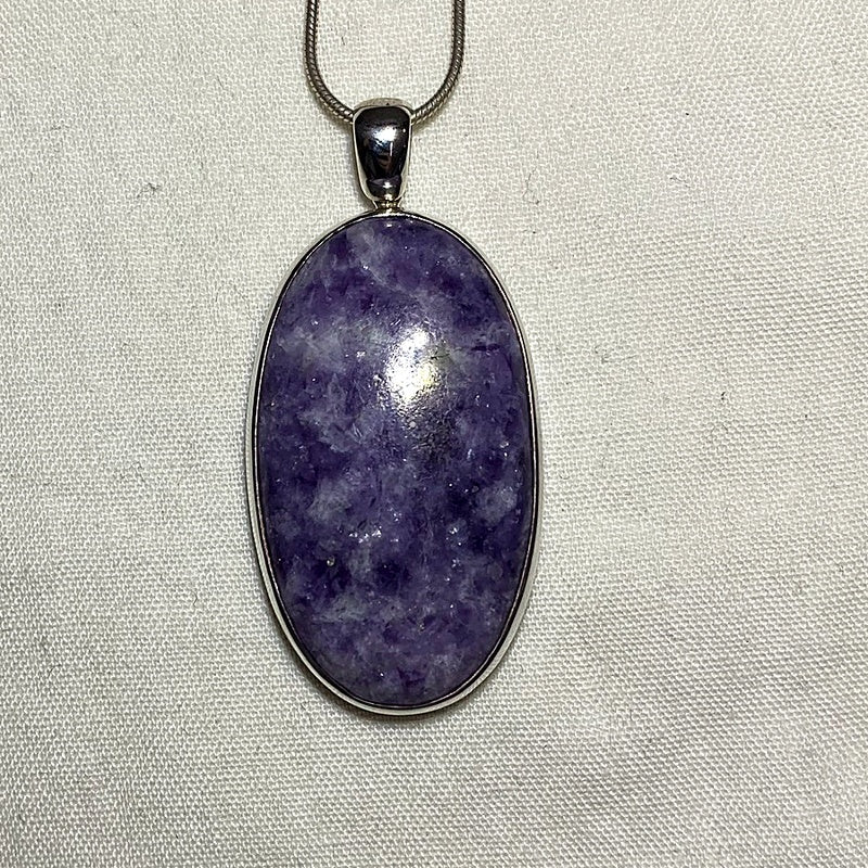 Oval Lepidolite Pendant