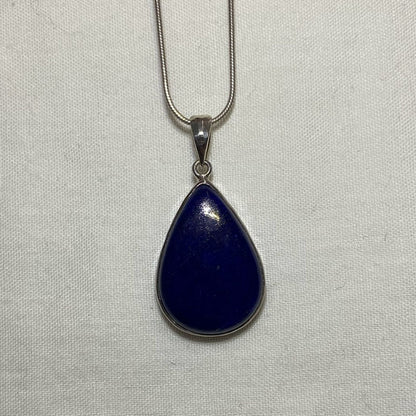 Teardrop Lapis Lazuli Pendant