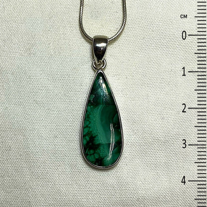Teardrop Malachite Pendant