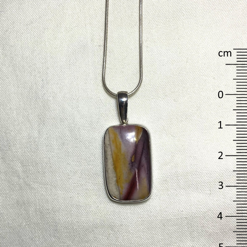 Rectangle Mookaite Jasper Pendant