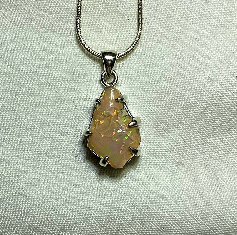 Freeform Ethiopian Opal Pendant