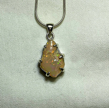 Freeform Ethiopian Opal Pendant