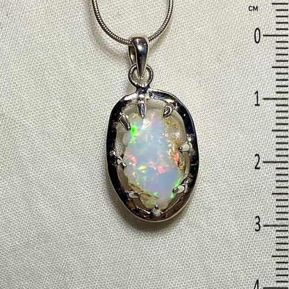 Freeform Ethiopian Opal Pendant