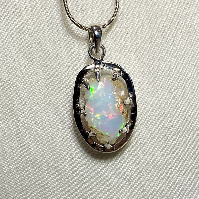 Freeform Ethiopian Opal Pendant