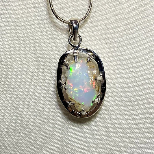 Freeform Ethiopian Opal Pendant