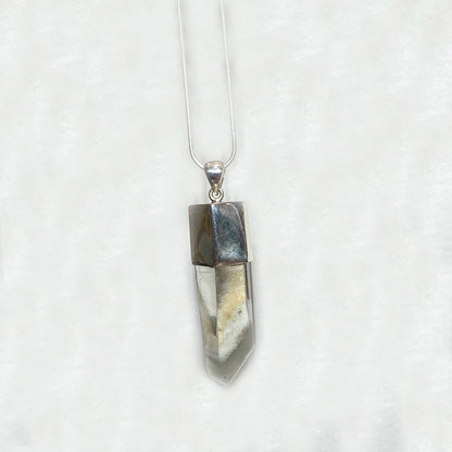 Natural Phantom Quartz Pendant