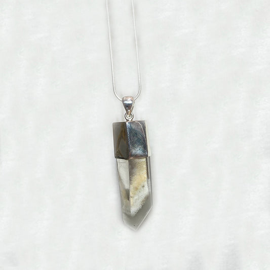 Natural Phantom Quartz Pendant