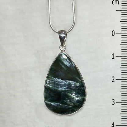 Teardrop Seraphinite Pendant