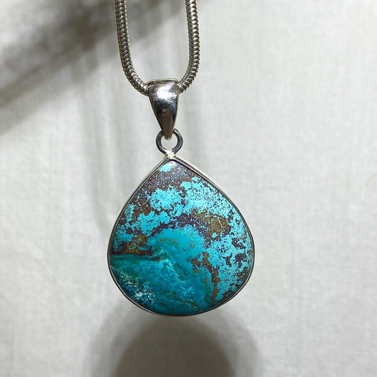 Teardrop Shattuckite Pendant