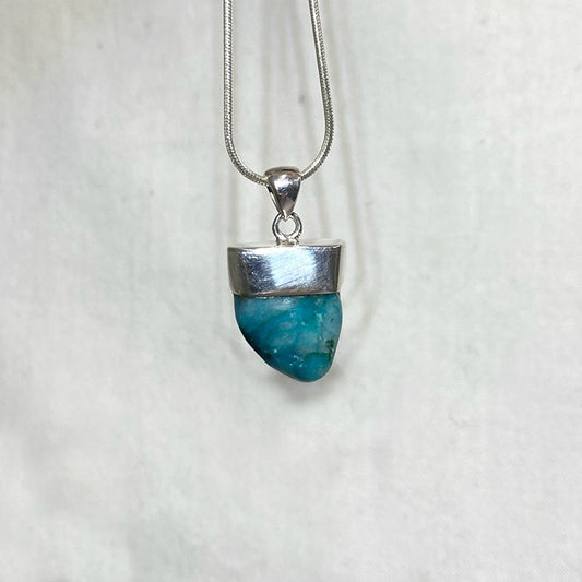 Freeform Shattuckite Pendant