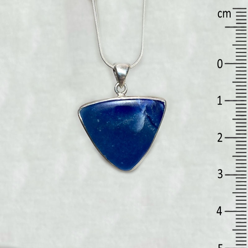 Triangle Blue Sugilite Pendant
